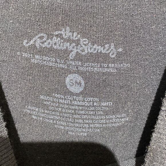 The Rolling Stones Women's Black U.S Tour '78 Graphic Cotton T-Shirt Size Small - Picture 3 of 6